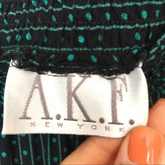 Vintage German US Maxi Skirt Green Size M - Picture 9 of 12